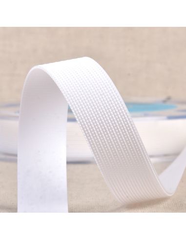 Self-gripping plastic tape - White